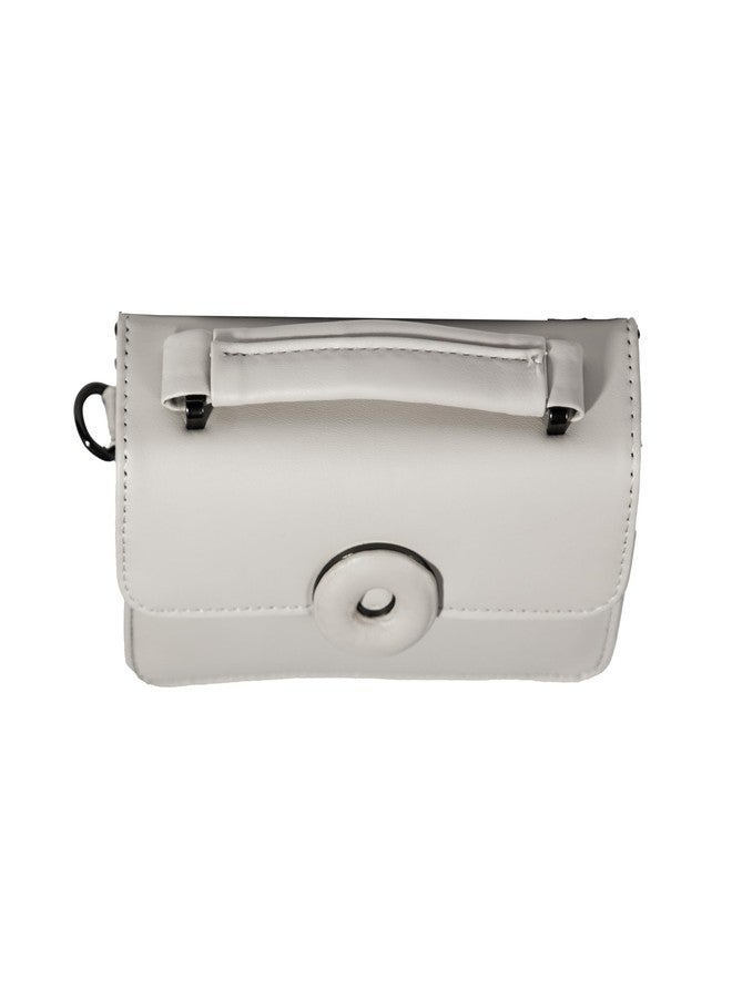 Heartbeat Crossbody Sling Bag for Women | Stylish crossbody sling bag for girls/women (Beige/Off White) - Image 4